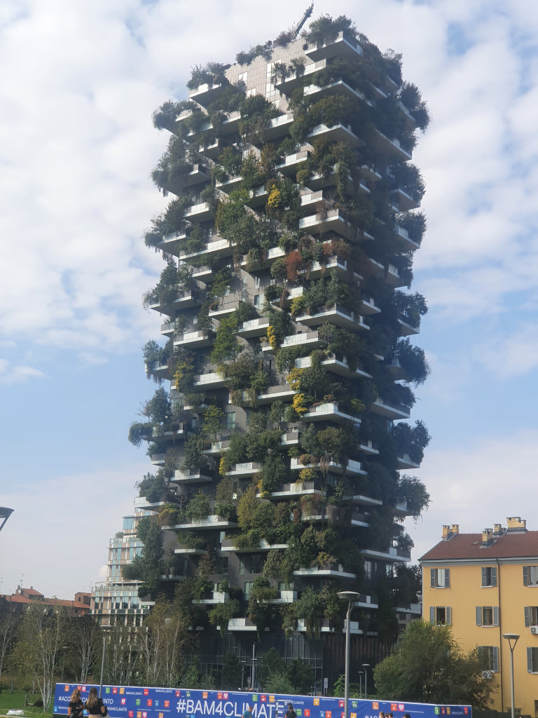 Mailand - Einer der Zwillingstürme des Bosco Vertivale