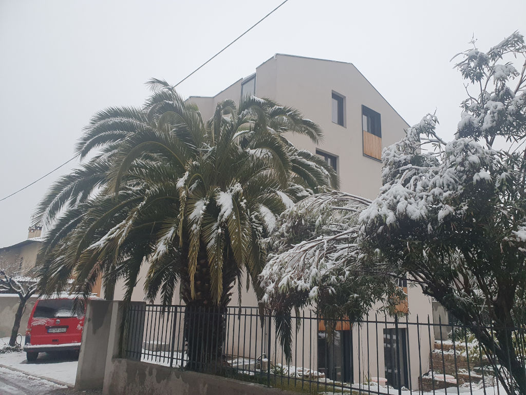 Neuanfang Schnee in Mandello